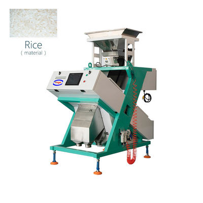 Machine de trieuse de couleur de riz de la Manche du CCD 64 de la CE avec le système de langue multiple