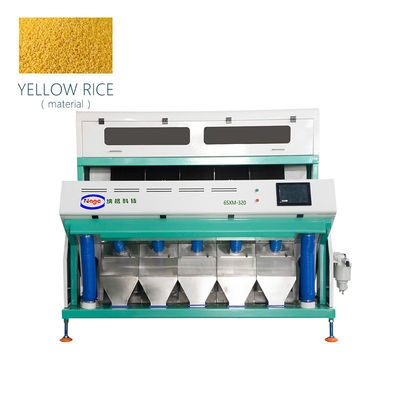 Machine jaune optique de trieuse de couleur du riz 3.5TPH avec 320 descendeurs